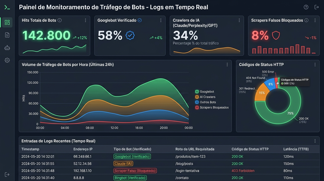 Dashboard Operacional de Monitoramento e Observabilidade de Bots em Tempo Real